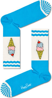 Happy Socks Sokken met print ice cream Blauw - 41-46