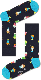 Happy Socks Sokken met print milkshake sock Blauw - 36-40