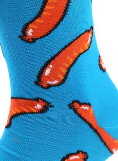 Happy Socks Sokken Sausage Blauw - 41-46