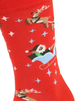 Happy Socks Sokken Sleigh Rood - 41-46