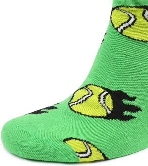 Happy Socks Sokken Tennis Ball Groen - 41-46