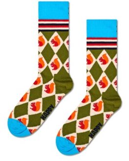 Happy Socks Squirrel Argyle Sock * Actie * Versch.kleure/Patroon - Maat 41/46