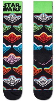 Happy Socks Star Wars Yoda Sock * Actie * Groen,Versch.kleure/Patroon,Zwart - Maat 41/46