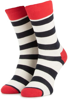 Happy Socks Stripe Sokken - blauw, groen, roze, zwart - Maat 41-46