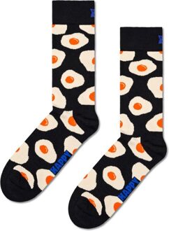 Happy Socks sunnt side up -egg maat en 41-46 Zwart - 36-40