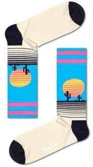 Happy Socks Sunset Sock * Actie * Wit,Blauw,Versch.kleure/Patroon - Maat 36/40,Maat 41/46