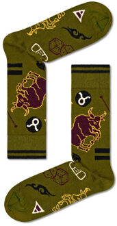 Happy Socks taurus sterrenbeeld stier - Groen - 36-40