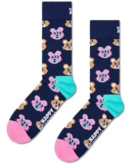 Happy Socks Teddy Sock * Actie * Blauw,Versch.kleure/Patroon,Zwart - Maat 36/40,Maat 41/46