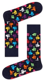 Happy Socks Thumbs Up Sock * Actie * Versch.kleure/Patroon,Blauw - Maat 36/40,Maat 41/46