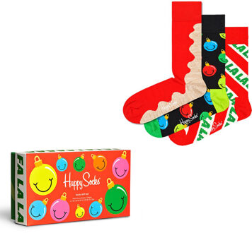 Happy Socks Time for holiday 3-pack gift box Print / Multi - 41-46