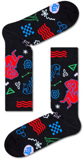 Happy Socks virgo sterrenbeeld maagd blauw Zwart - 41-46