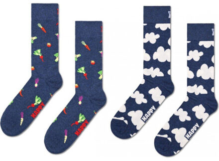 Happy Socks Wild and free gift set 4st - maat 41-46 Veelkleurig