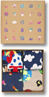 Happy Socks Wild and free gift set 4st Print / Multi - 41-46