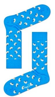 Happy Socks Wool Hot Dog Dog Sock * Actie * Versch.kleure/Patroon,Blauw - Maat 36/40