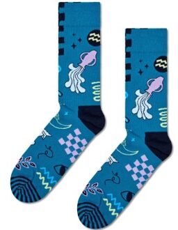 Happy Socks Zodiac Signs Aquarius Sock * Actie * Versch.kleure/Patroon,Blauw - Maat 36/40,Maat 41/46