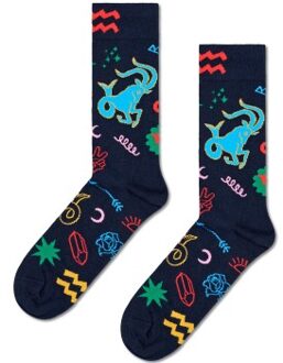 Happy Socks Zodiac Signs Capricorn Sock * Actie * Blauw,Versch.kleure/Patroon - Maat 36/40,Maat 41/46
