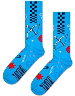 Happy Socks Zodiac Signs Sagittarius Sock * Actie * Versch.kleure/Patroon,Blauw - Maat 41/46