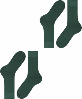 Happy Sokken 2-Pack Donkergroen - 39-42,43-46