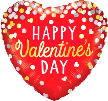 Happy Valentines Day confetti ballon