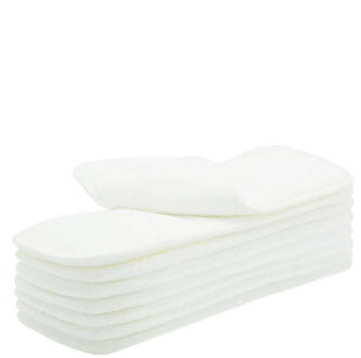 Happyflute Nappy Voegt 3 Lagen Microfiber Luier Inserts 35X13.5Cm 10 Stuks