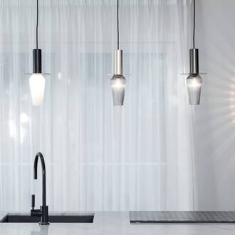 Harakiri hanglamp, goud/rookgrijs goud, rookgrijs