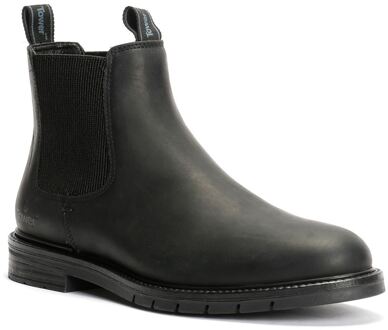 Harbour Leren Zwarte Herenlaarzen - EU 46 / UK 11