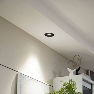 Harcos LED downlight, zwart, Ø 11 cm, 4.000K