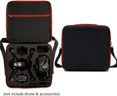 Hard Case Opslag Tas Voor Dji Fpv Tas Pak Crossbody Opslag Reizen Draagtassen Protector Case Drone Accessoires zwart