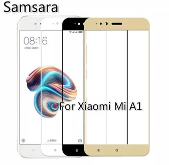 Hard Edge Cell Phone Protective Glass For Xiaomi Mi A1 Screen Protector For Xiaomi Mi 5x Tempered Glass Film 3D 9H Hardness Full
