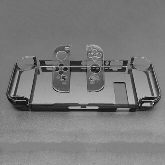 Hard Pc Bescherming Cover Voor Nintend Schakelaar Ns Case Afneembare Crystal Plastic Shell Console Controller Accessoires zwart