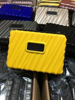 Hard Shell Kleine En Te Carry Kit Reizen Wassen En Wassen Opbergtas, rits Opbergdoos Tool Case Cosmetische Tas geel