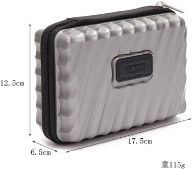 Hard Shell Kleine En Te Carry Kit Reizen Wassen En Wassen Opbergtas, rits Opbergdoos Tool Case Cosmetische Tas grijs