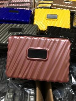 Hard Shell Kleine En Te Carry Kit Reizen Wassen En Wassen Opbergtas, rits Opbergdoos Tool Case Cosmetische Tas roze