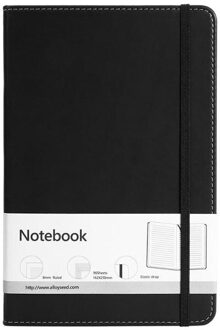 Hardcover 96 Sheets Houtvrij Papier Notebook A5 Dagboek Schrijven Notepad rooster 1stk