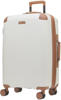 Harde Koffer Classic Cabin Bagage Crème