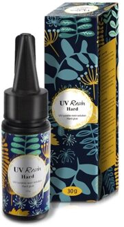 Harde Type Uv Hars Ultraviolet Curing Hars Zonlicht Geactiveerd Hars Kunst Ambachten Donker Kaki
