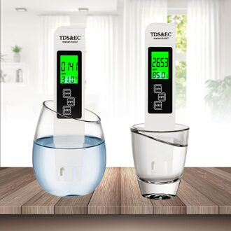Hardheid Testen Instrument Ec Tds Tester Water Aquarium Zwembad Zuiverheid Ph Meter Voor Familie Outdoor Zwemmen Accessoire