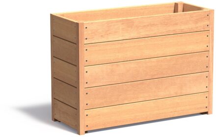 Hardhouten plantenbak CARREZ 100x40x71cm.