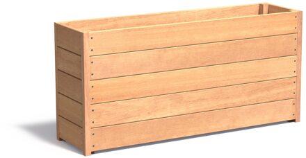 Hardhouten plantenbak CARREZ 150x40x71cm.