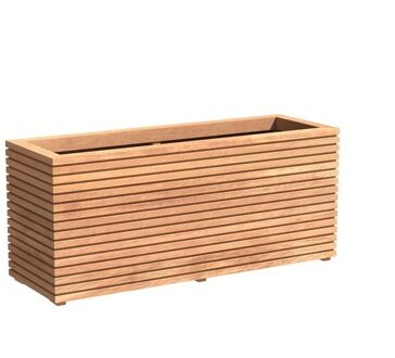 Hardhouten plantenbak Malaga 150x50x61cm.