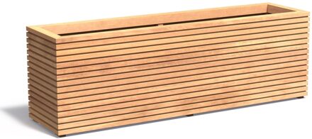 Hardhouten plantenbak Malaga 200x50x61cm.