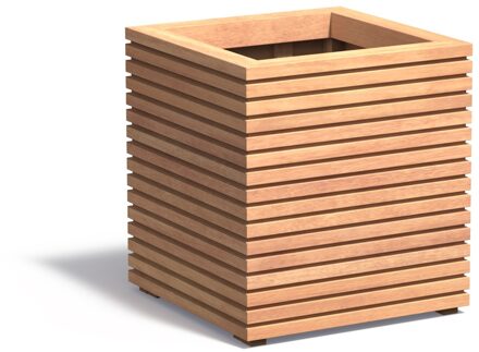 Hardhouten plantenbak Malaga 60x60x61cm.