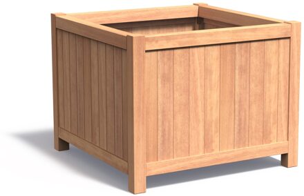 Hardhouten plantenbak Valencia 120x120x95cm.