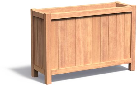 Hardhouten plantenbak Valencia 120x40x80cm.