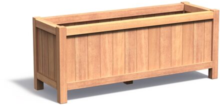 Hardhouten plantenbak Valencia 150x50x60cm.