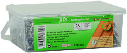 Hardhoutschroeven VZK-T Ø4,5x50 C2 T-20 385st - GC6HTG045050