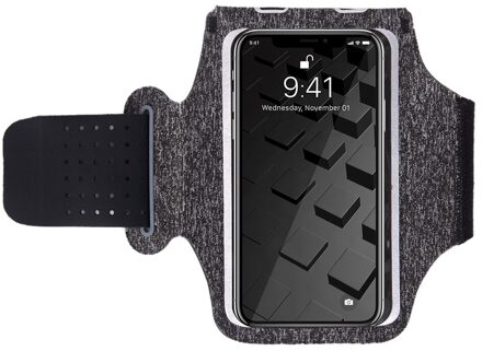 Hardlopen Gym Sport Armband Bag Case 6 Inch Lichtgewicht Ademend Mobiele Telefoon Arm Band Bag Houder Voor Telefoon Smartphone Paars