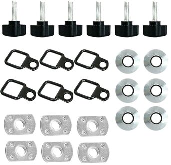 Hardtop Snelle Verwijdering Duim Schroef D-Ringen Kit Voor Jeep Wrangler Cj Yj Tj Jk Jku