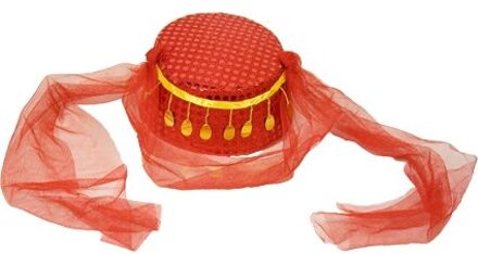 Haremkapje rood Rood - Zalm