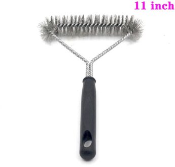 Haren Barbecue Borstel Roestvrij Staal Barbecue Grill Cleaner Keuken Cooki Gereedschap Levert Outdoor Barbecue Accessoires 11 duim